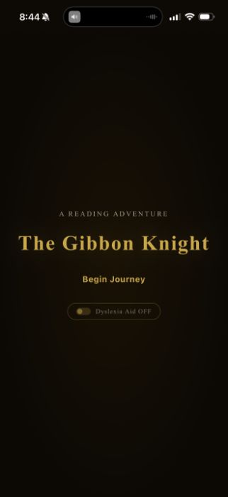 Gibbon Knight — title screen