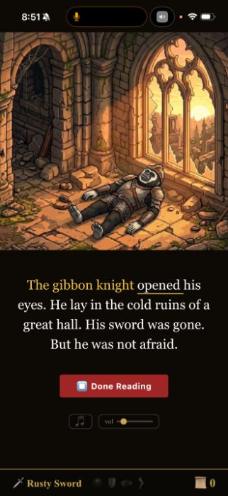 Gibbon Knight — reading