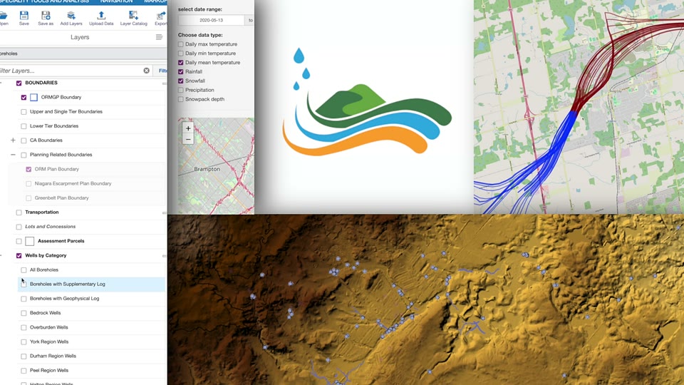 Oak Ridges Moraine Groundwater Program — Editor · Motion Graphics · Sound · Colour